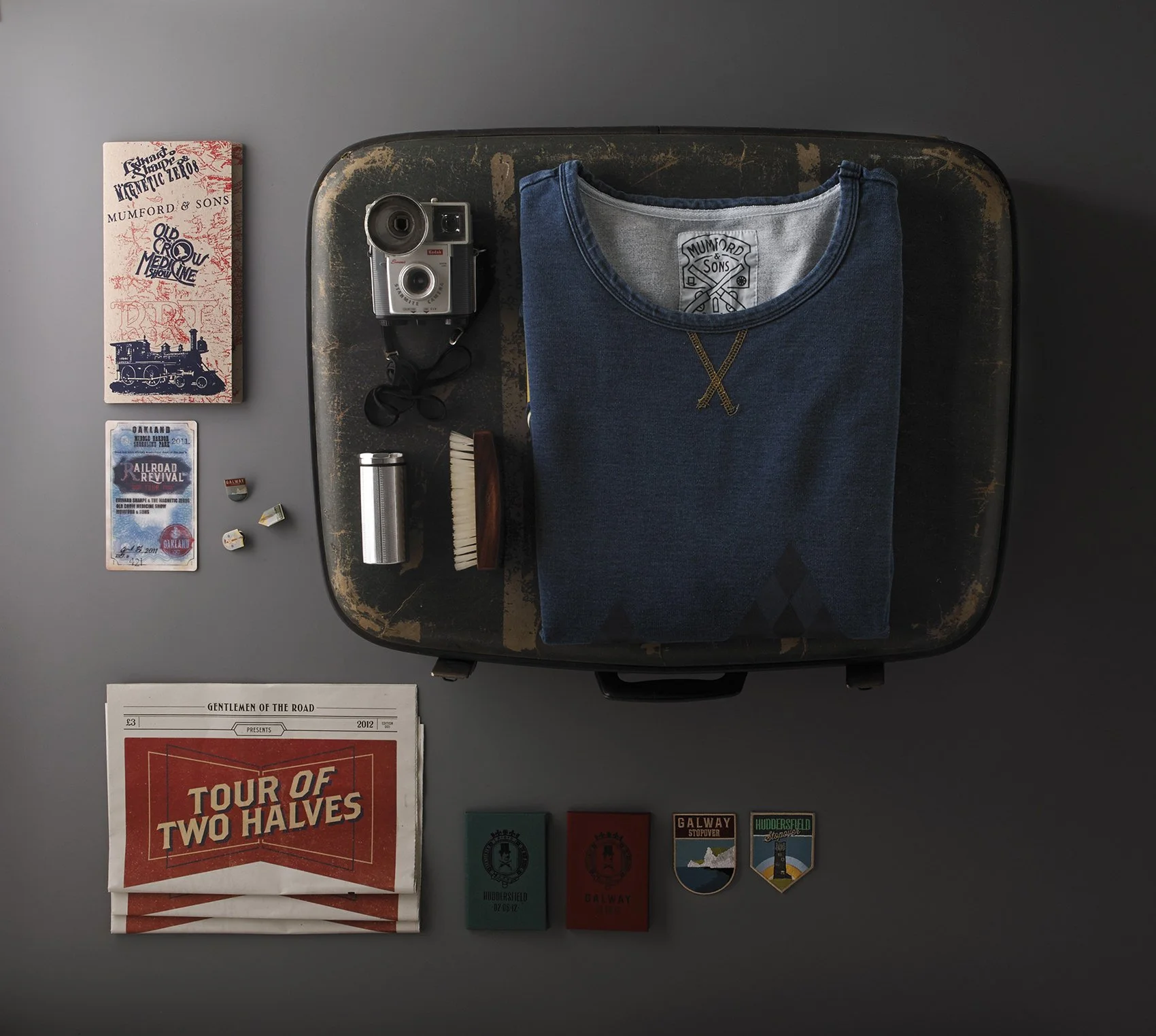 mumford and sons merchandise shot by alex bibby photography