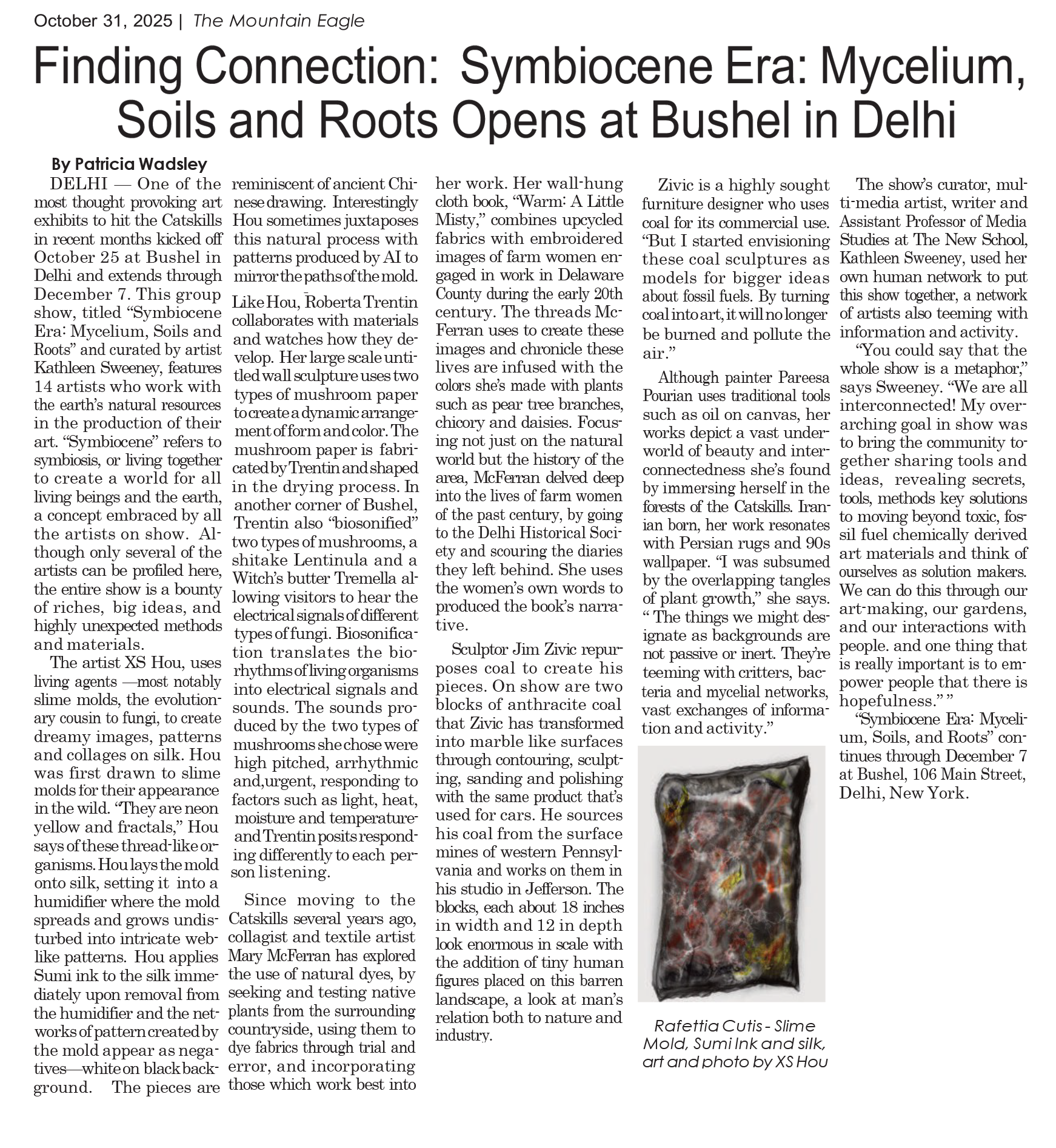 Mtn Eagle rvw by Patricia Wodsley, Mountain Eagle, Oct 31, 2025