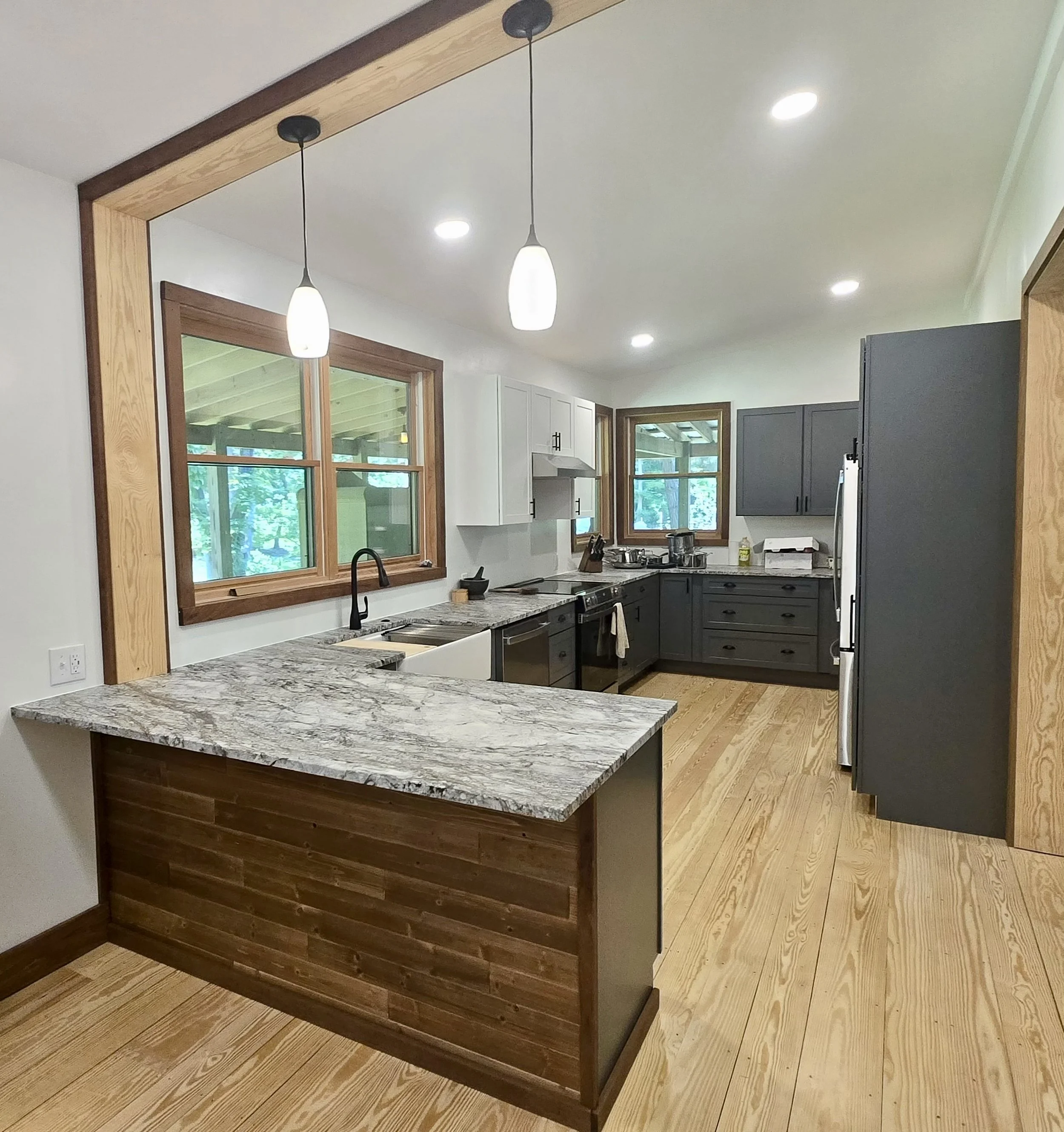 Kitchen remodel - another view of the finished look!