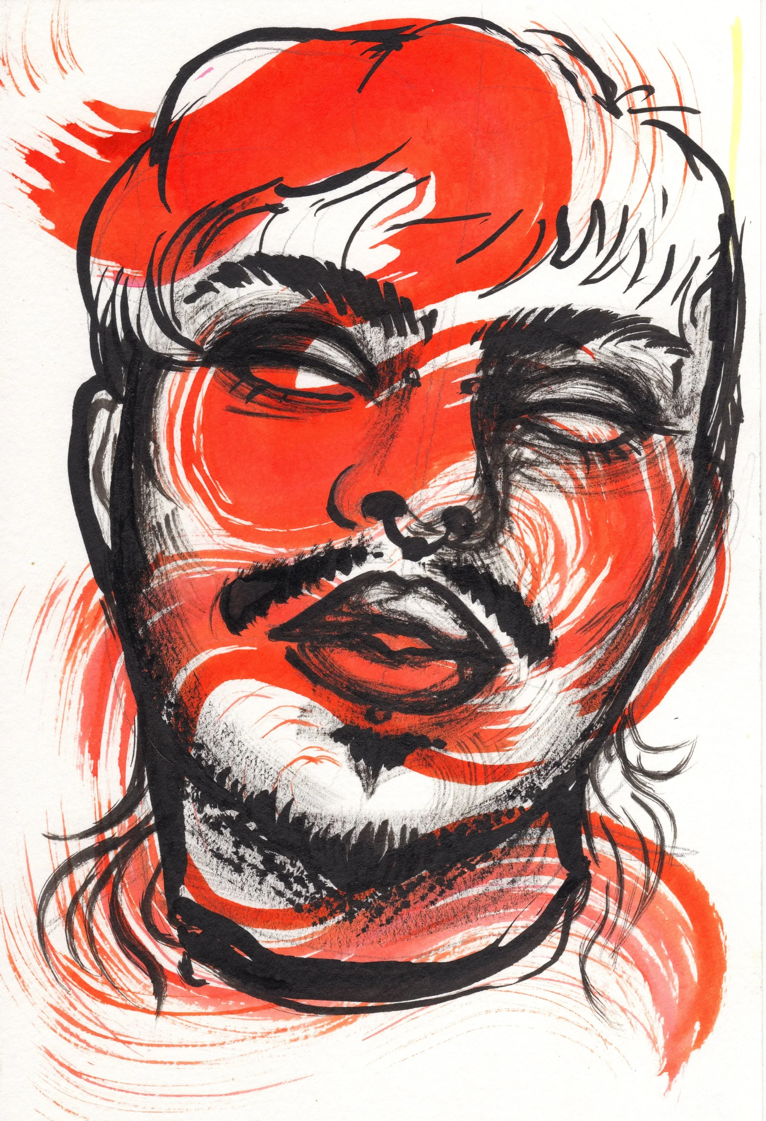 Watercolor & ink (2020)