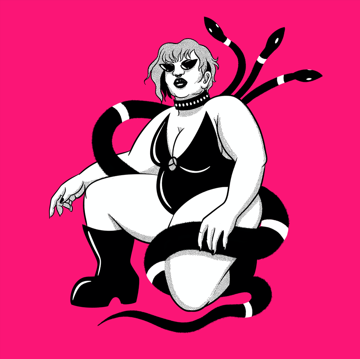 Snake Goddess Print