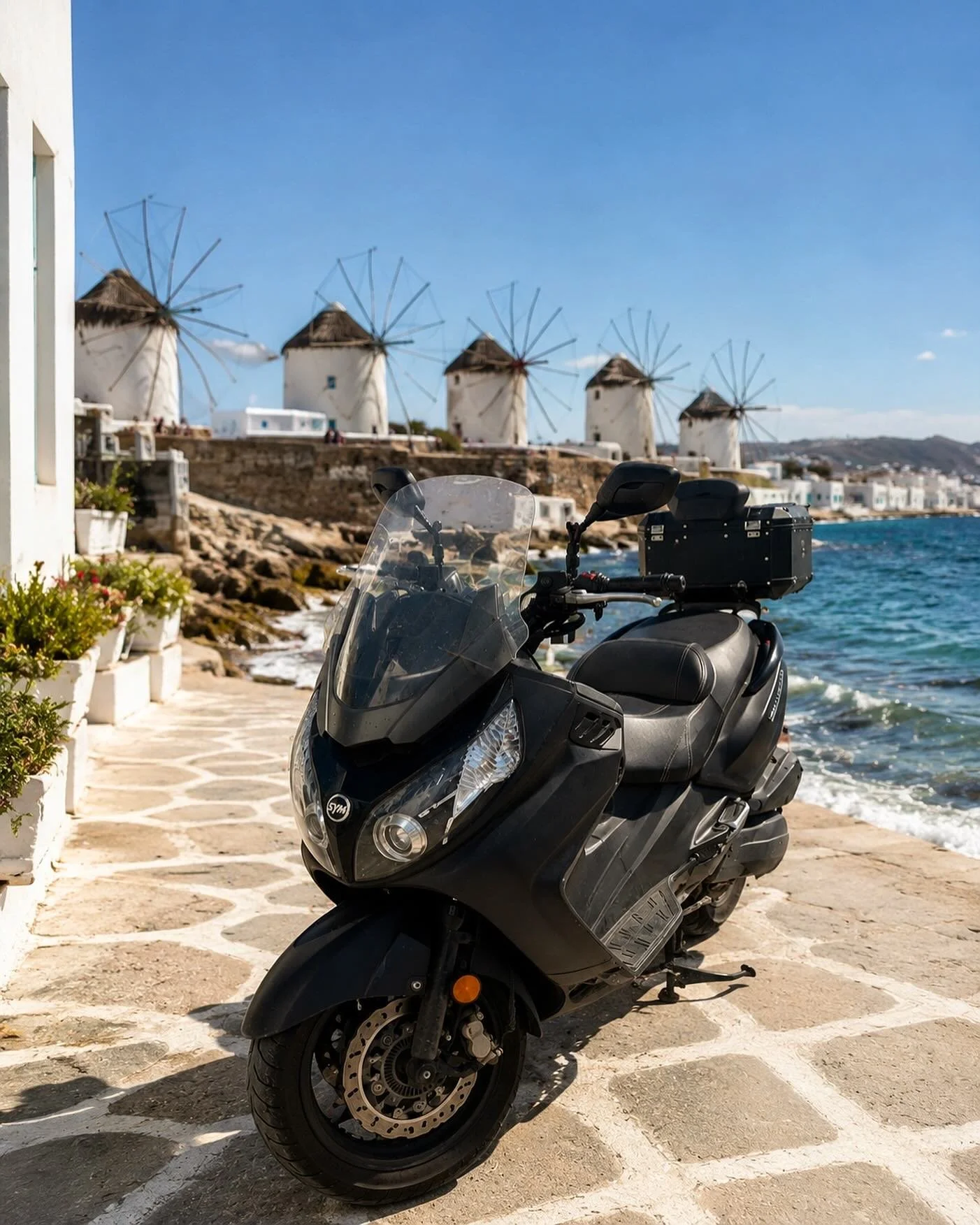 MAXSYM - 500cc 
Available for rent.

📍Mykonos