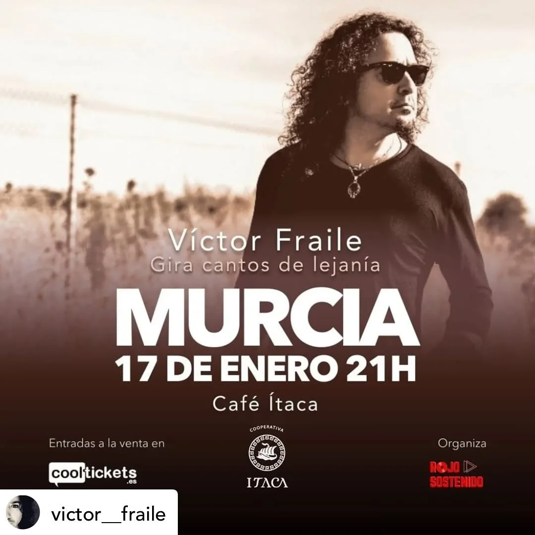 Nuestro amigo @victor__fraile vuelve a la carretera para presentar &ldquo;Cantos de lejan&iacute;a&rdquo;, y en esta ocasi&oacute;n Juan Navazo estar&aacute; acompa&ntilde;&aacute;ndole a la guitarra y abriendo estos dos shows con temas de @juannavaz