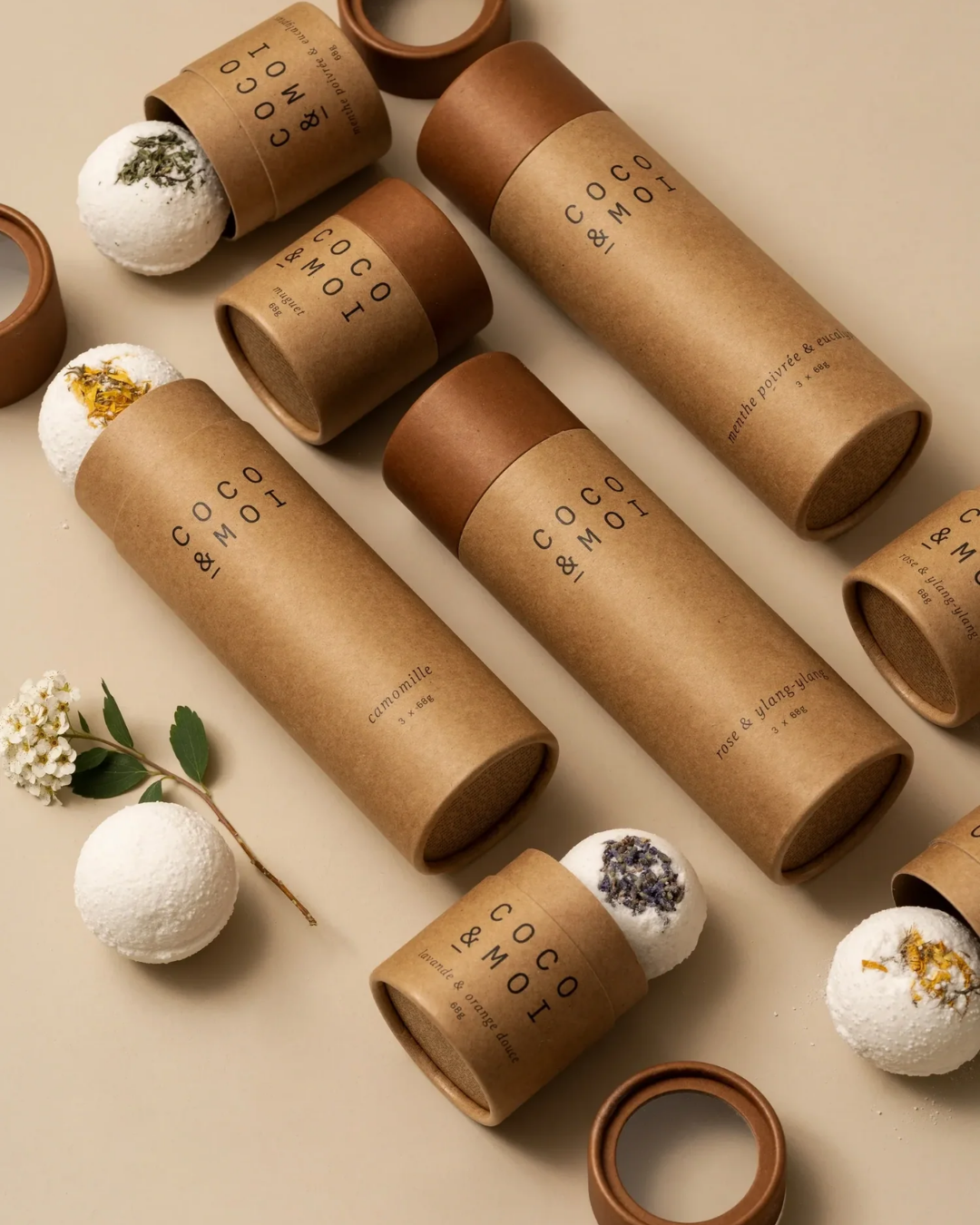 Coco + Moi Bath Bombs