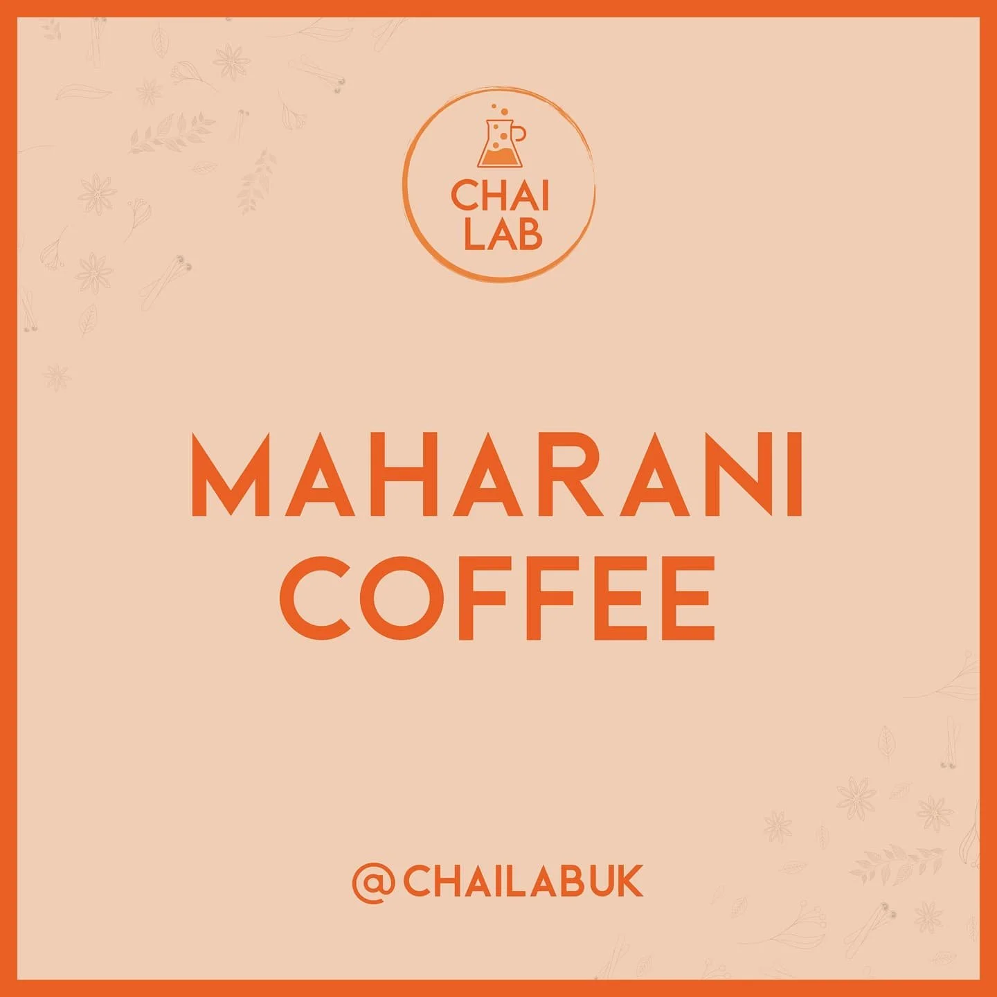Attention all coffee-lovers! ☕

As we look to expand the Chai Lab menu, we would like to introduce the Maharani Coffee! Using the same authentic spices from our popular Maharani Chai, the coffee alternative hits all the right marks. 

Now available t