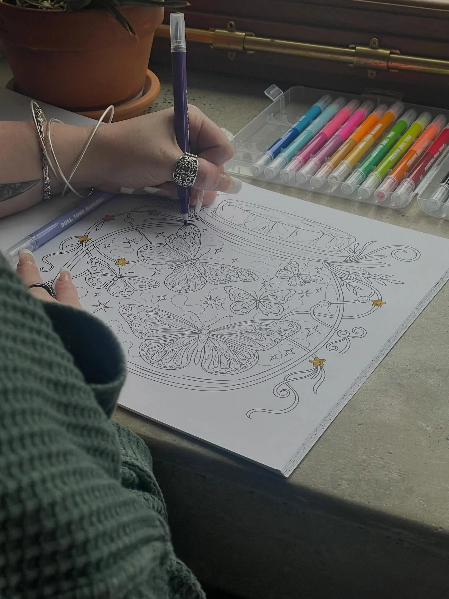 🖼️ WE'RE COLORING for THIRD SPACE THURSDAY!! We got coloring books, markers, crayons. Bring your own, use ours. It's chill. Also! Shout out to @citycastphilly for sharing info on our third space Thursdays. Whatever you do tonight, do something you l