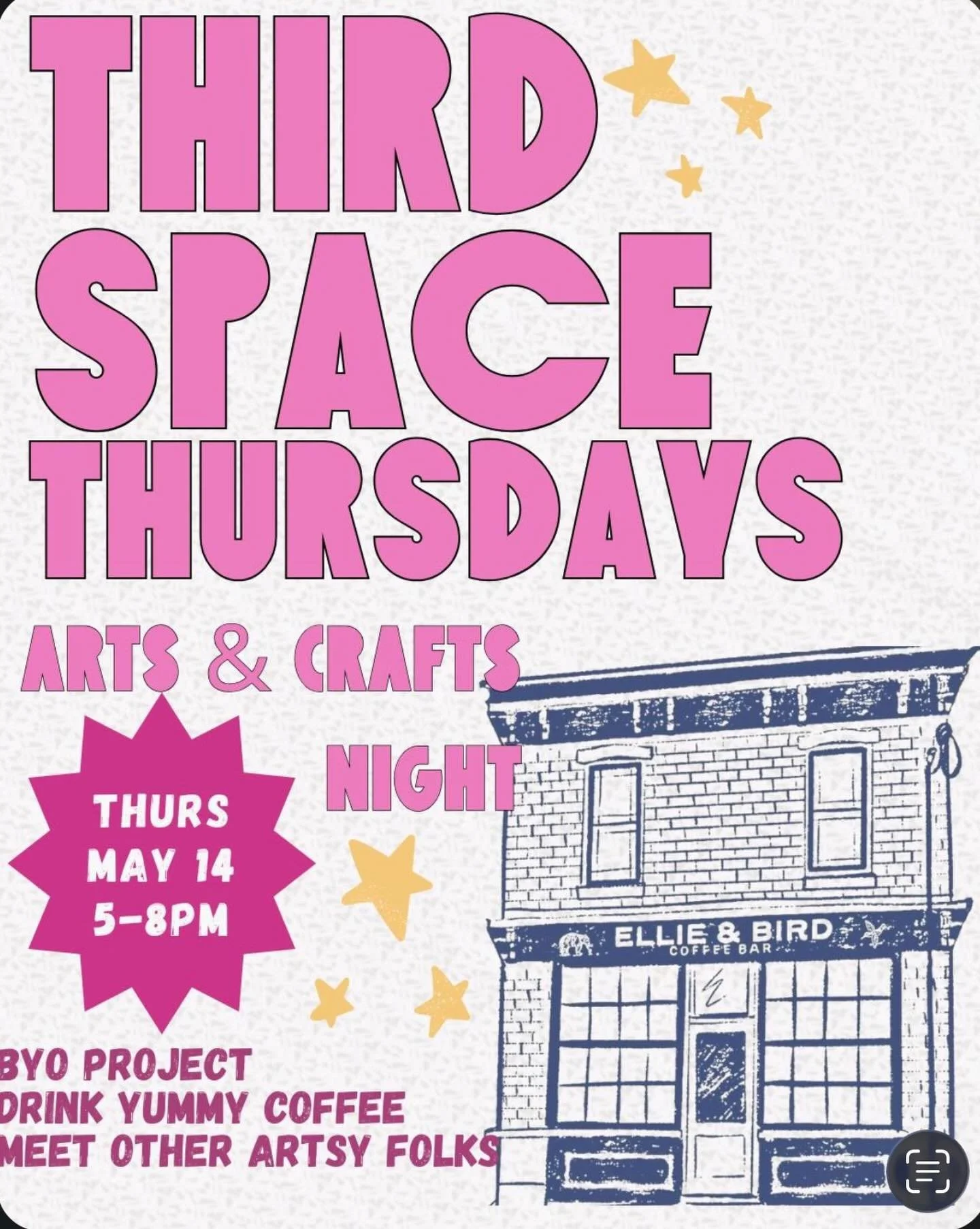Join us next Thursday for Arts &amp; Crafts night for third space Thursday!! ✨ we'll have the crafts you bring the creativity!! Let by @philly_dogwalker !!!
