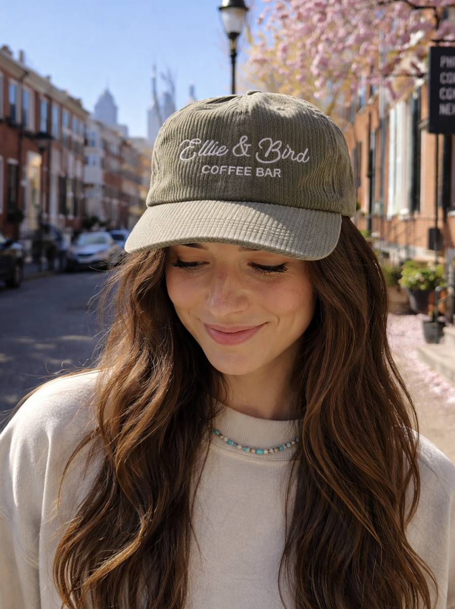 E&B 5-PANEL CORDUROY HAT