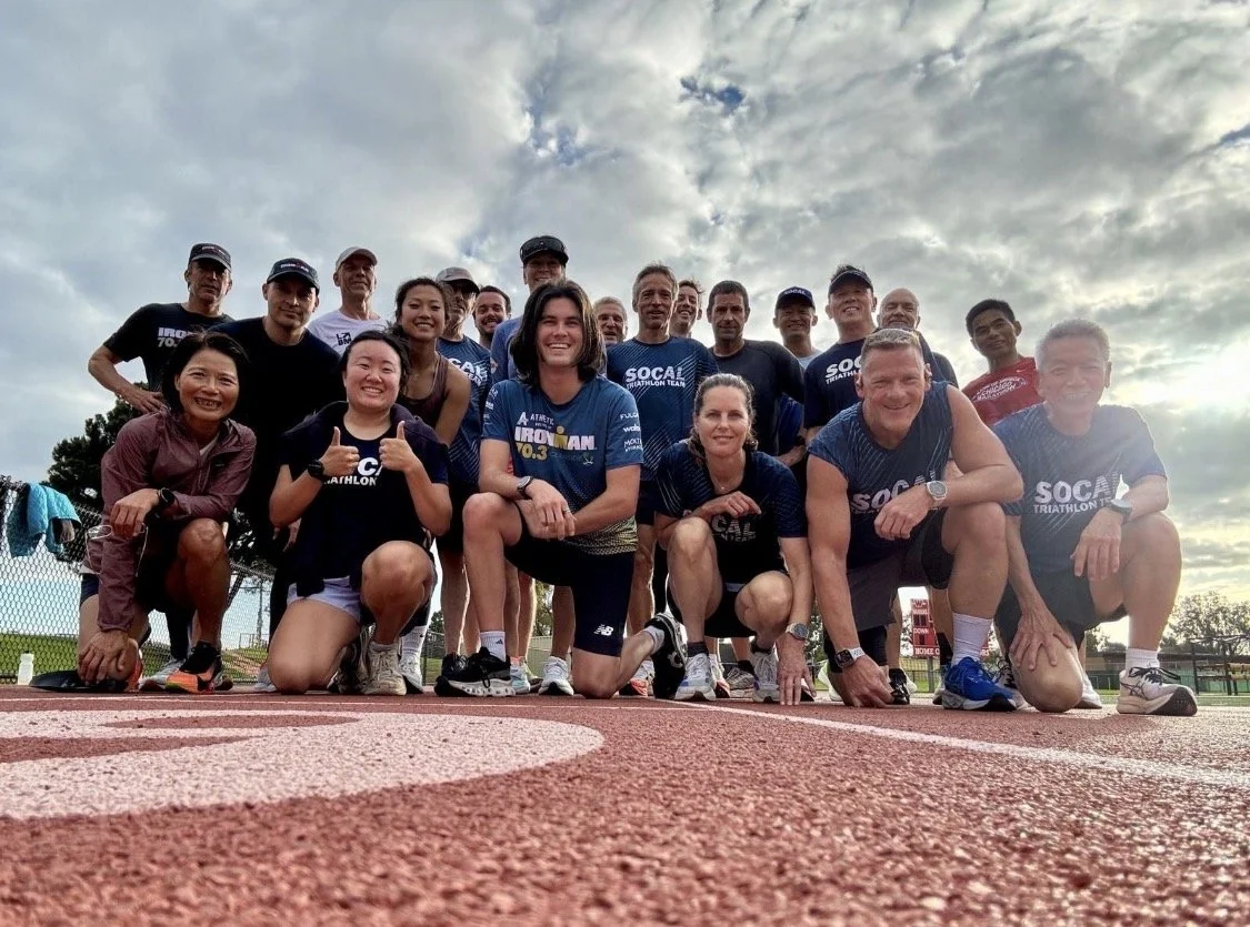 Irvine Orange County Triathlon Team on the Track - 2025