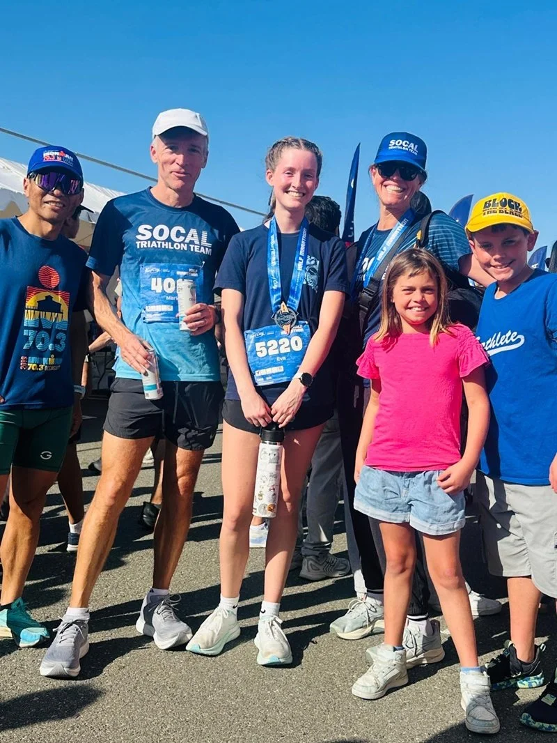Irvine Orange County Triathlon Team at Surf City family friendly, Feb 2026