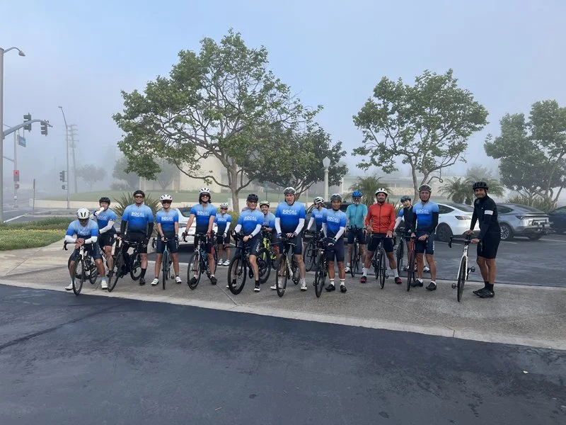 Irvine Orange County Triathlon Team on Saturday Ride, April 2026