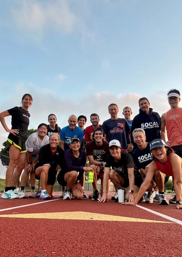 Irvine Orange County Triathlon Team at Thursday Morning Track Session