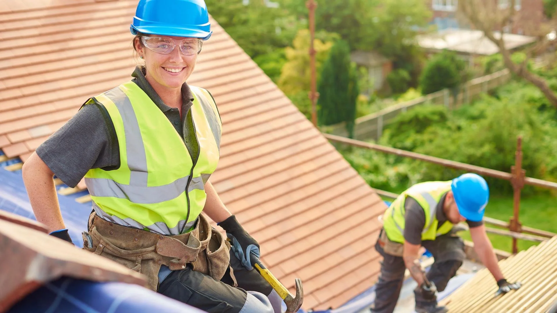 clay roof tiles