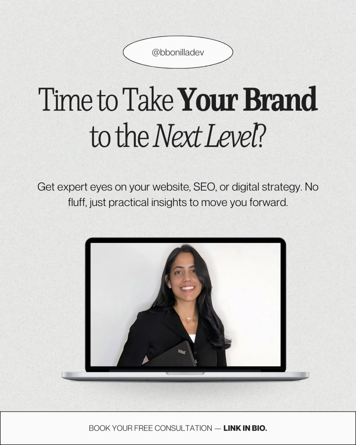 June consultations are now open! 🗓️ | Let’s bring clarity to your brand, strategy to your content, and momentum to your goals.
You don’t have to do it alone — I’m here to help.
🔗 Link in bio to grab your spot.
--
#webdesig