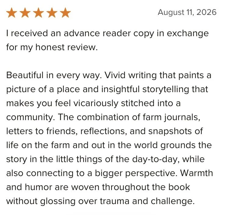 Reader review: Beautiful in every way.