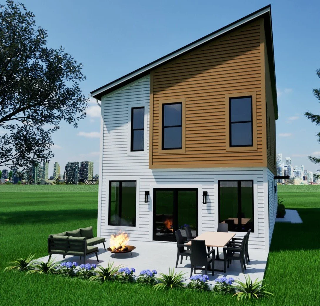 The Modern - Elevation C - Sloped Roof