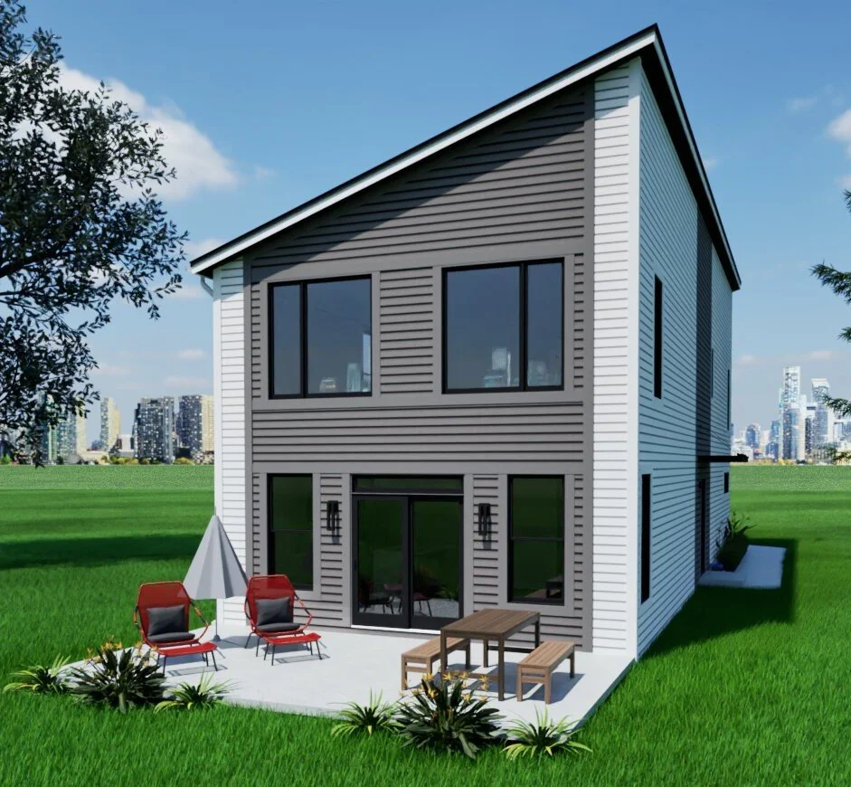 The Edge - Elevation C - Sloped Roof