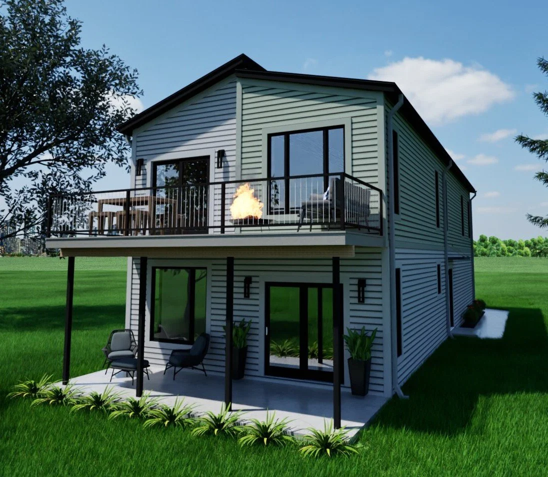 The Urban - Elevation A - Split Roof