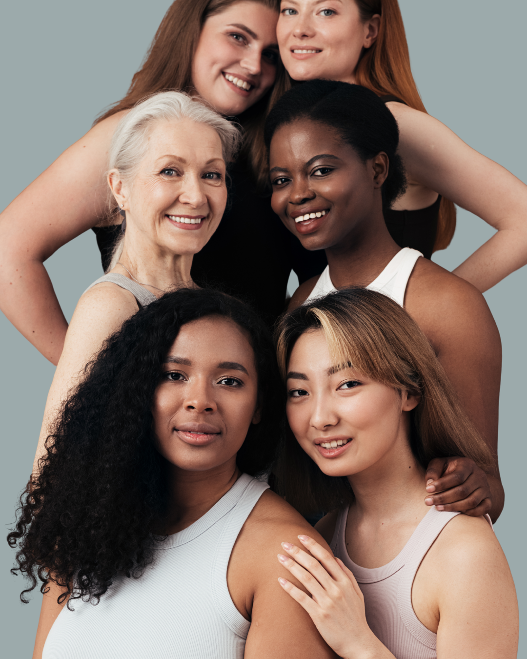 Women of all skin types