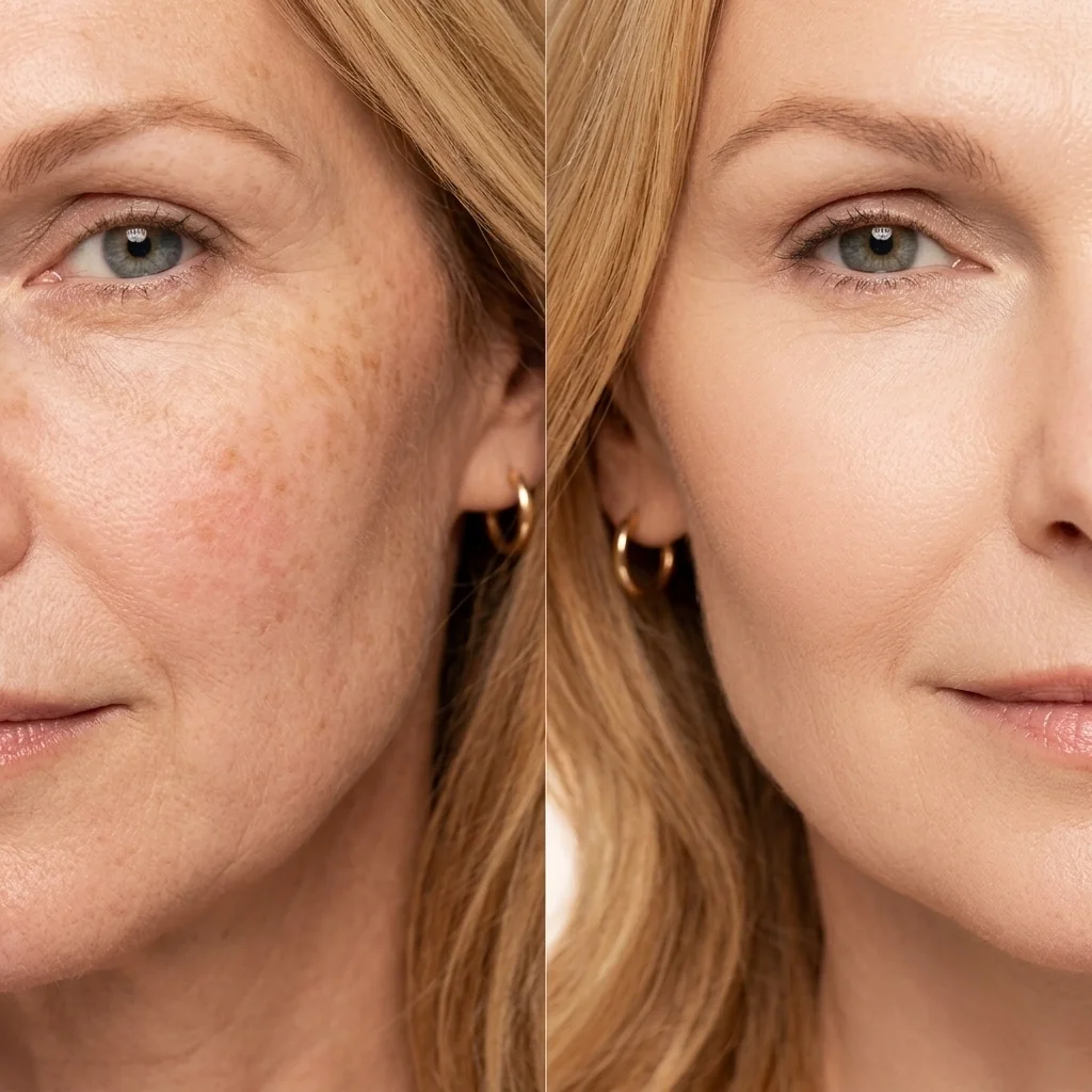 Clearing pigment and redness with BBL