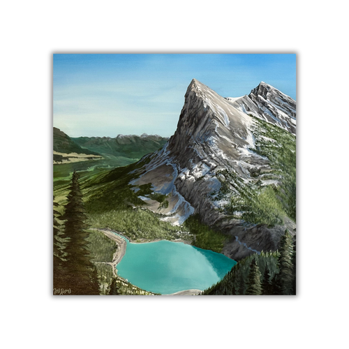 On the Edge - 24" x 24"
Mixed-Media on Canvas