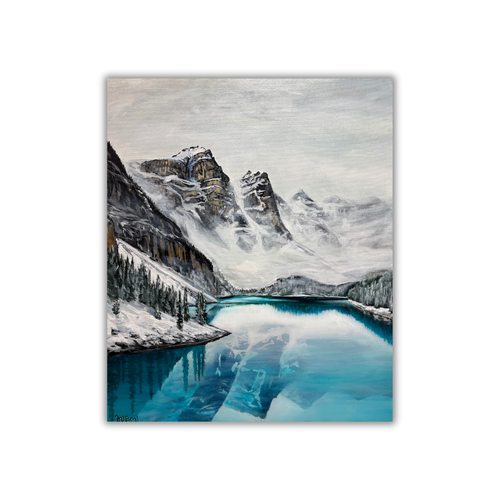 Winter's Embrace - 24" x 20"
Mixed-Media on Canvas