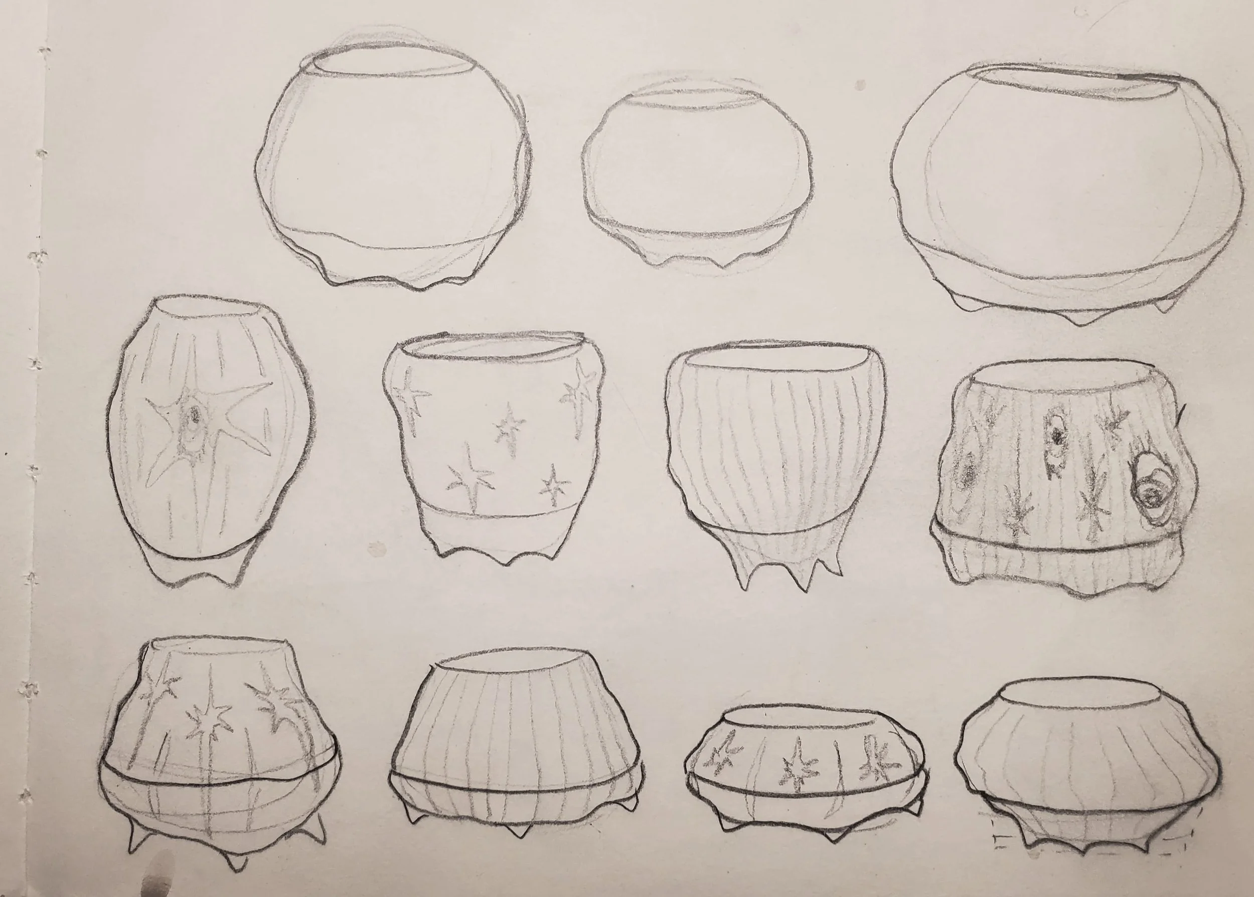 Gothic House Plant Sketches, Pond Daughter