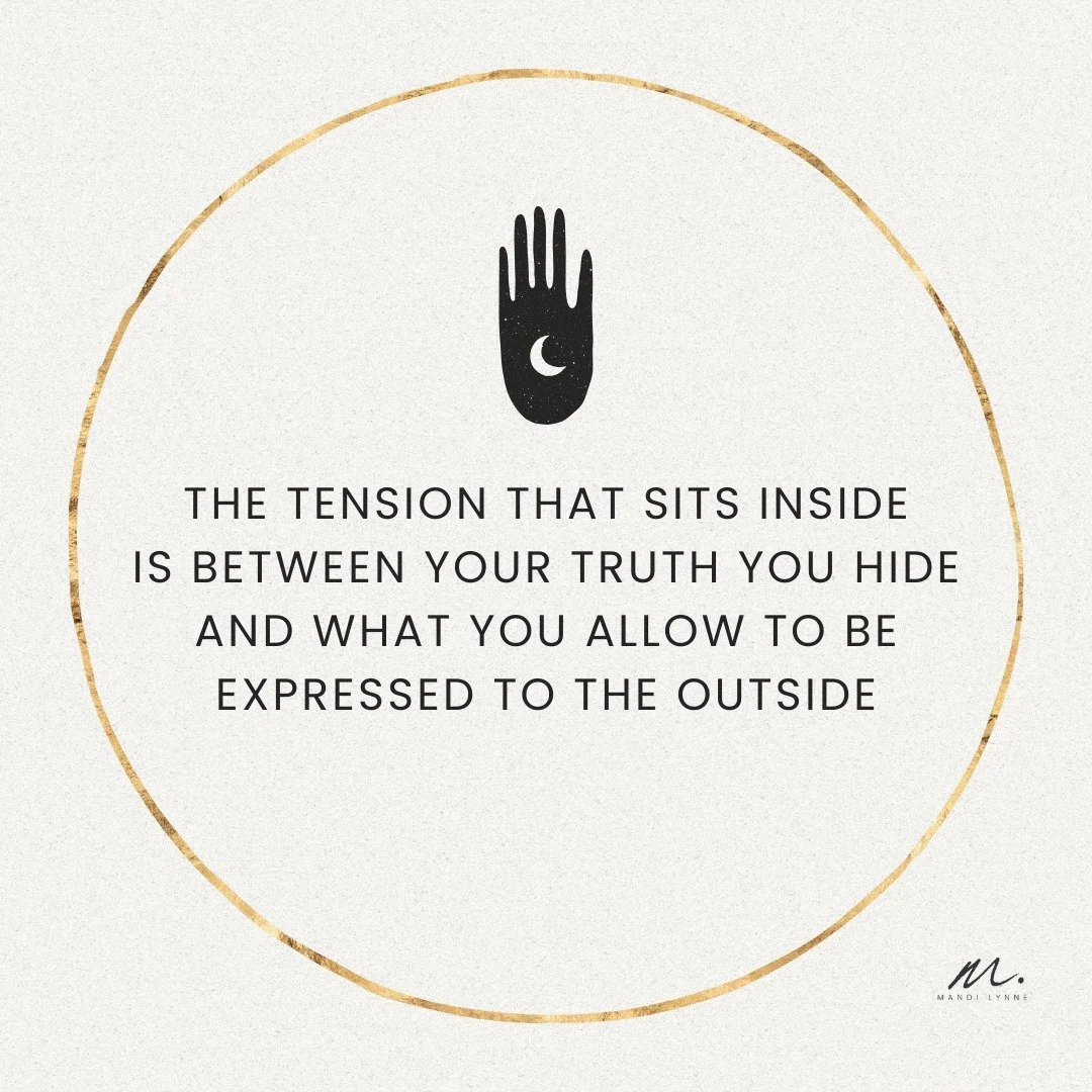You have been told to suppress your truth and, in essence, the best parts of you.⁣
⁣
But this lie causes catastrophic damage. ⁣
⁣
The longing ache in your heart morphs into sorrow felt systemically.⁣
 ⁣
The silent stress of suppression signals massiv