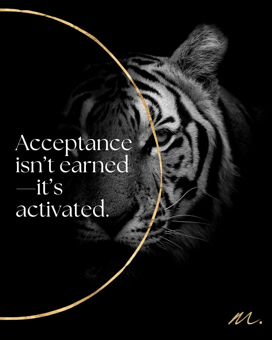 You are not separate. You are not behind. You are not broken. You are worthy&mdash;𝘯𝘰𝘸.⁣
⁣
Waiting to feel &ldquo;ready&rdquo; is just self-rejection in disguise.⁣
⁣
You don&rsquo;t become worthy by earning it.⁣
You remember your worth by acceptin