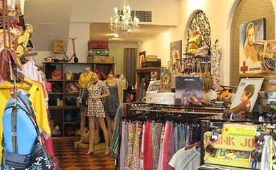 Inside the Red Cross vintage fashion store in Adelaide