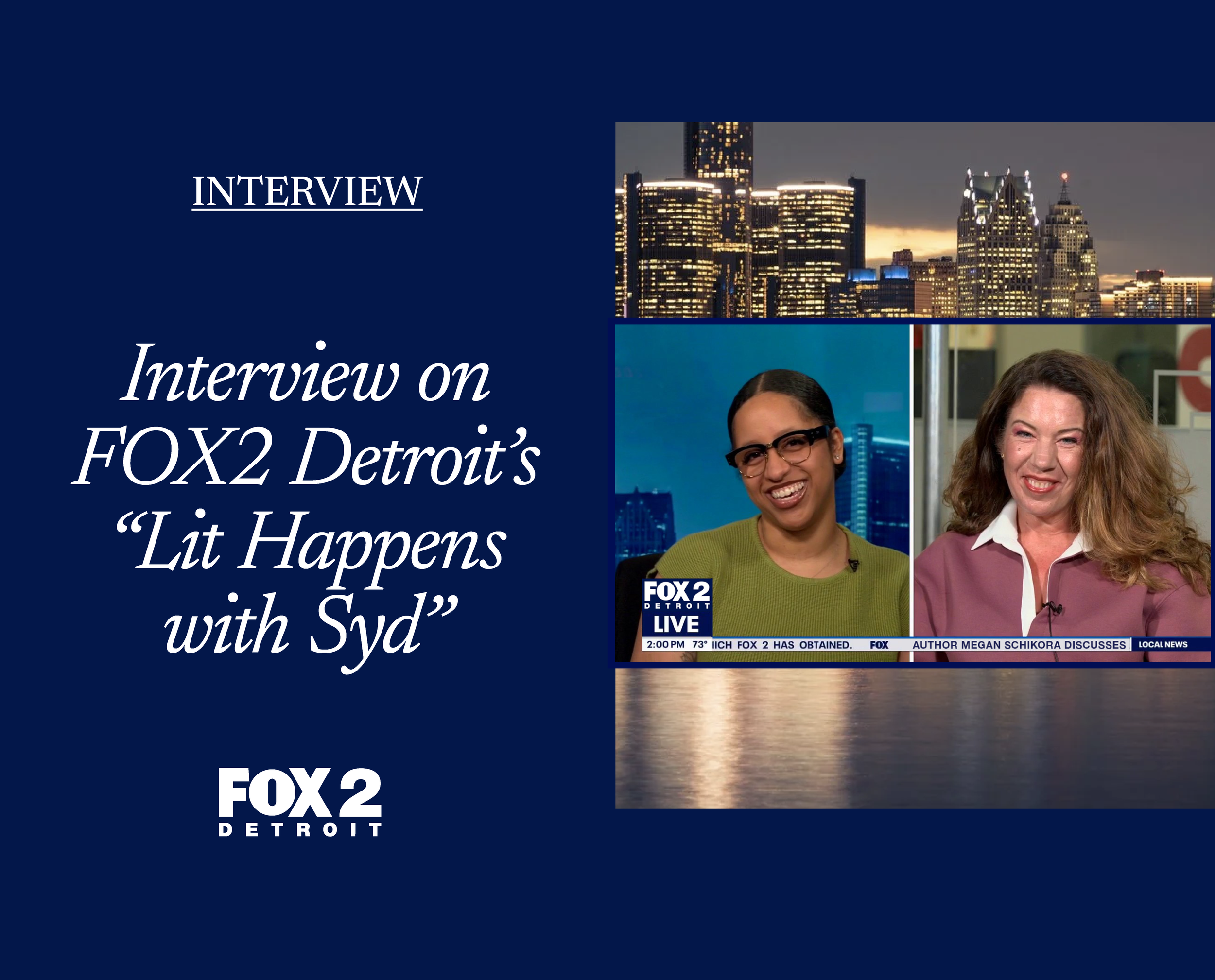 Interview: Fox 2 Detroit’s “Lit Happens with Syd”