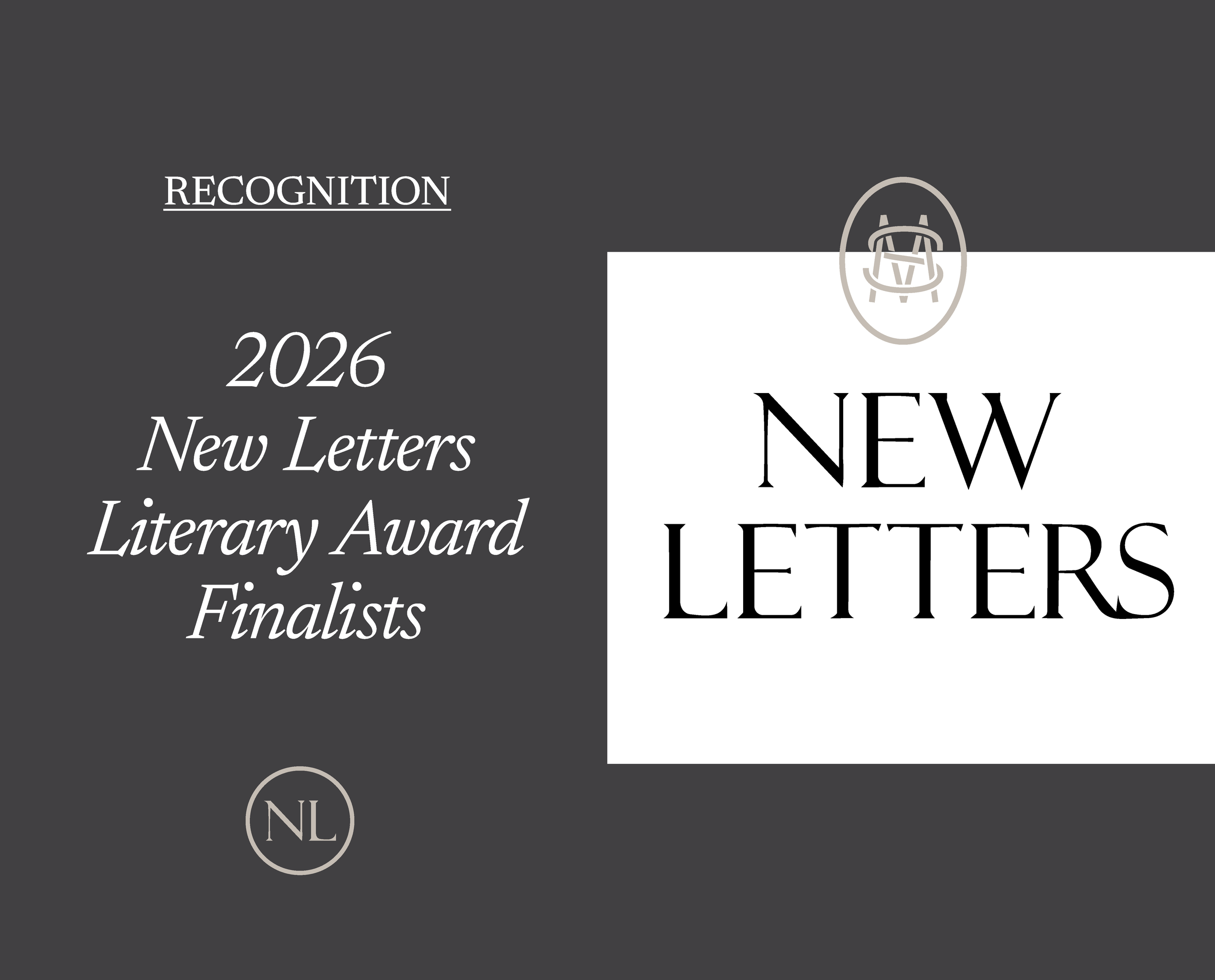 New Letters Literary Awards Finalist