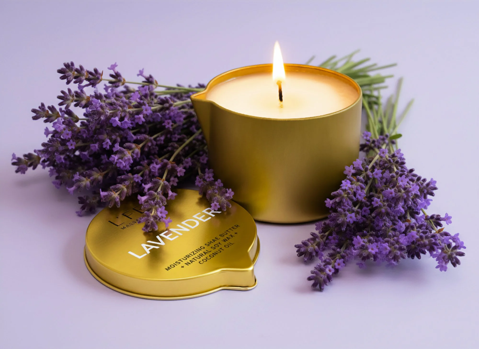 Lavender Massage Candle - 8oz