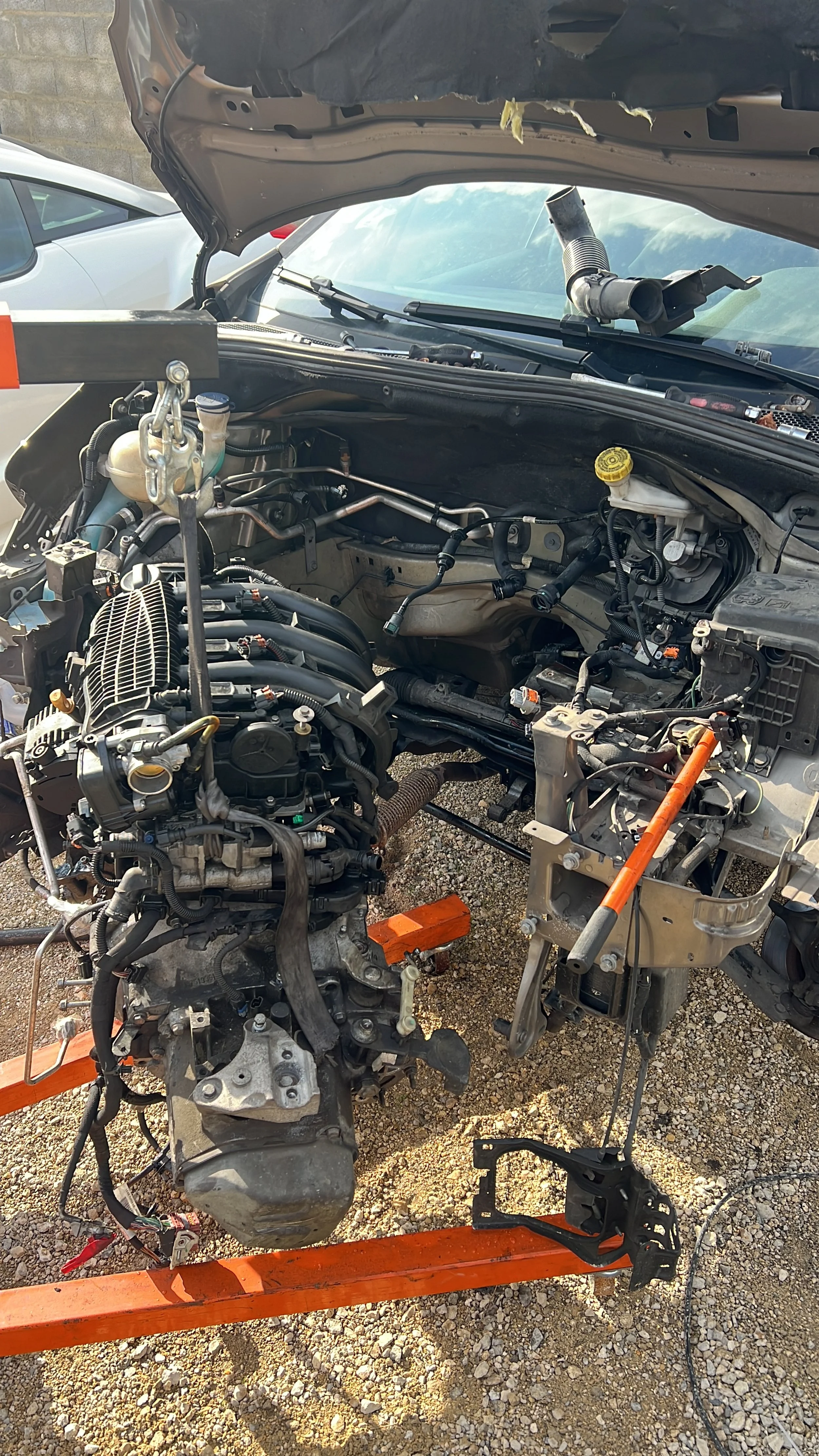 Dépose moteur 208 1.0 VTI