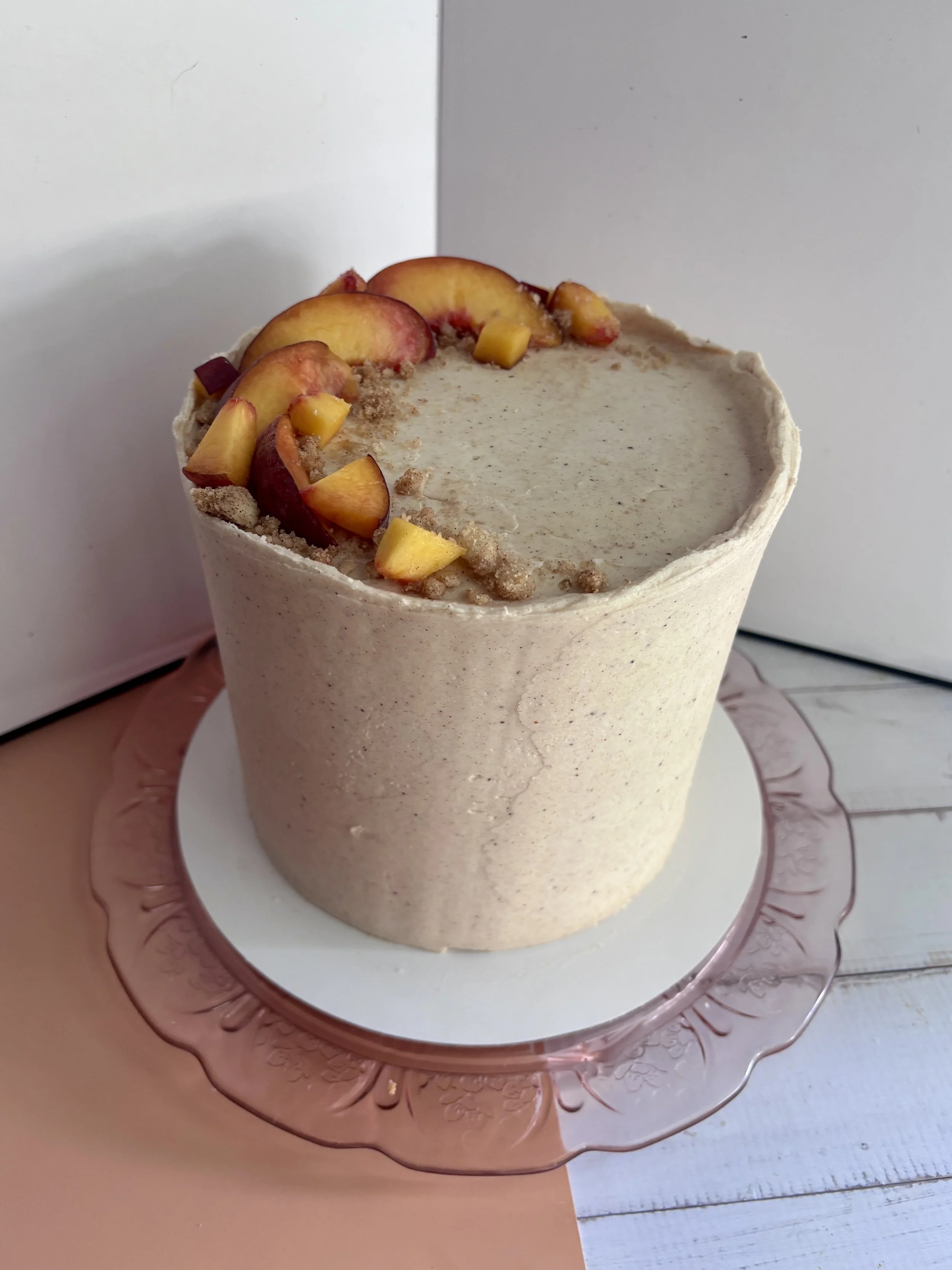 Peach Streusel Cake