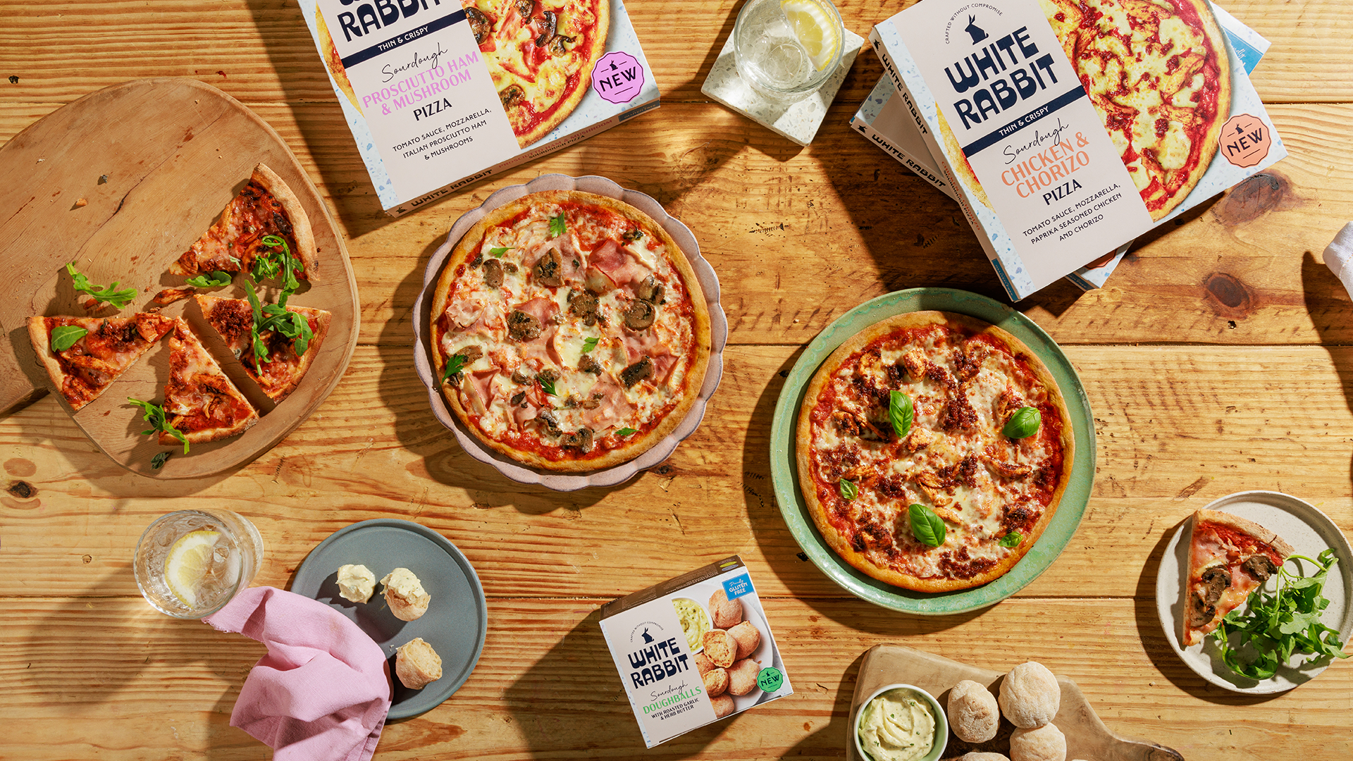 Sourdough pizzas — White Rabbit Pizza Co.