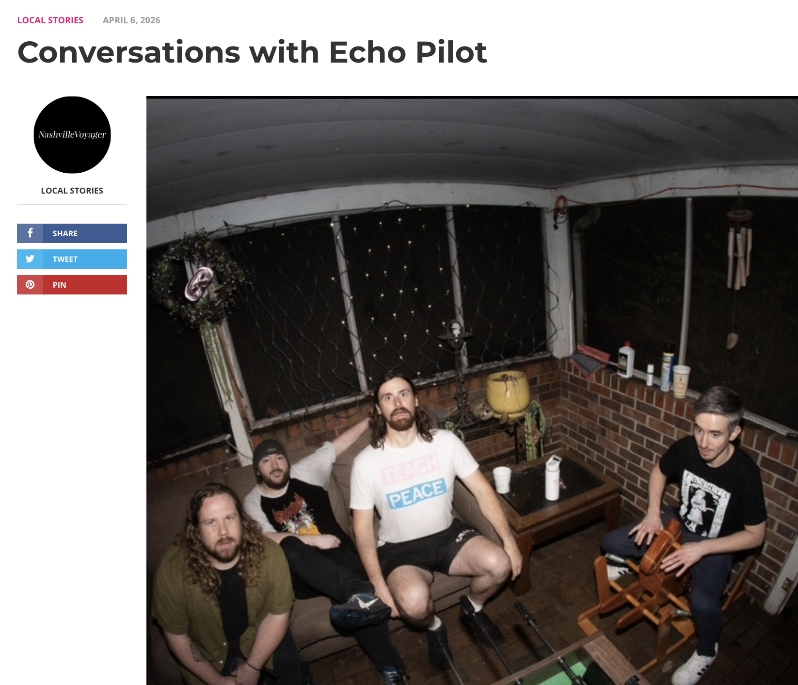 NashvilleVoyager Echo Pilot band photo