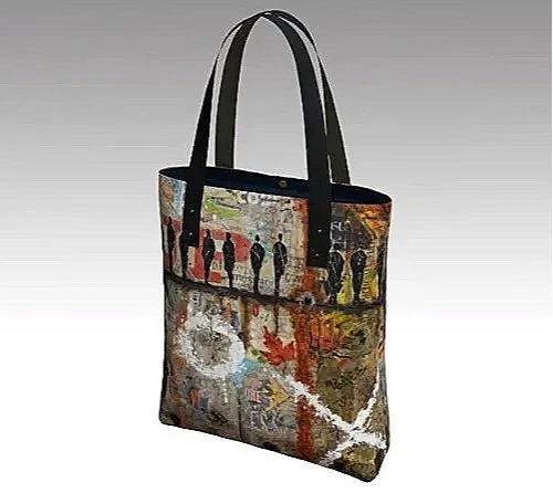 Patriot Love market tote bag back