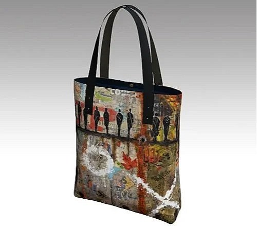 Patriot Love market tote bag back