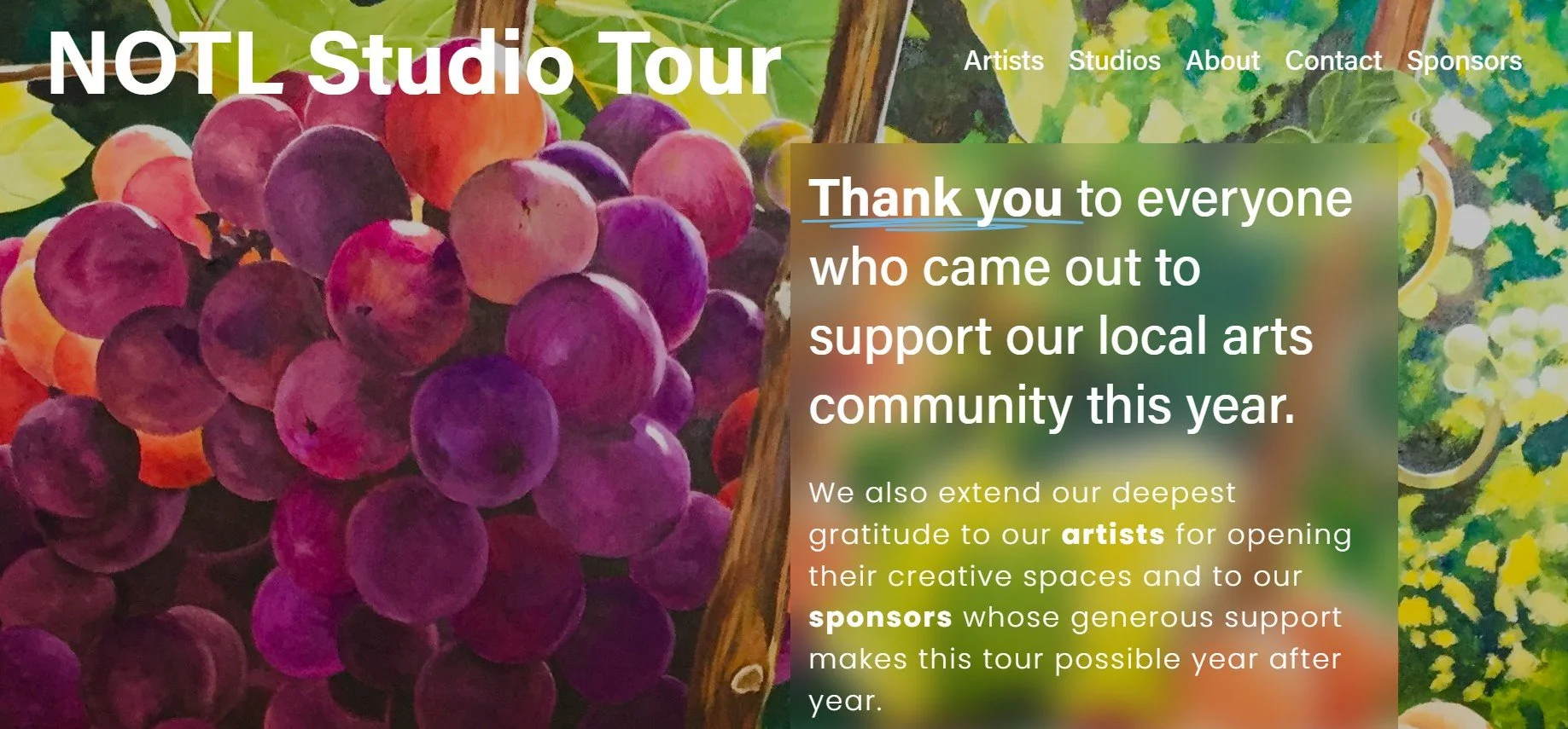 NOTL Studio Tour 2026