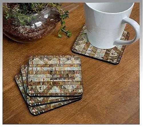 Embrace Life's Uncertainty coaster set