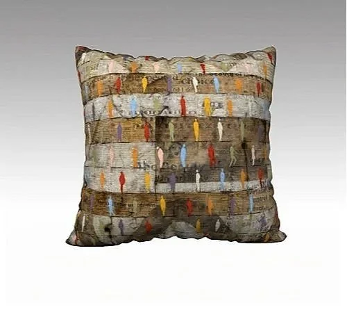 Embrace Life's Uncertainty cushion cover back