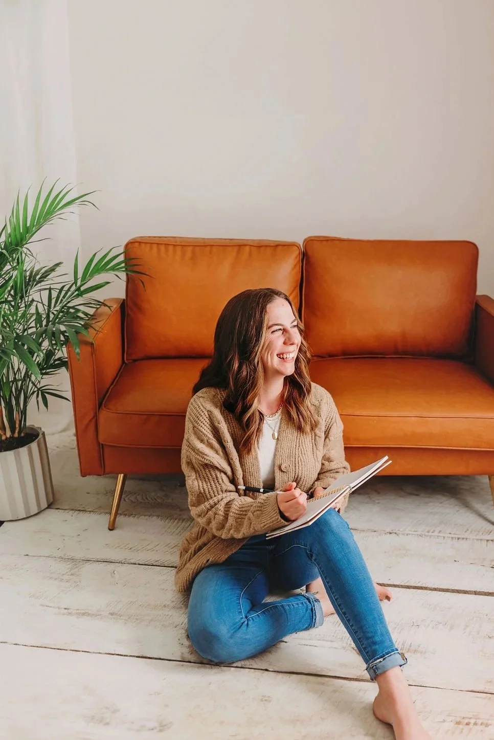 Emily Smoot, LCSW-C, PMH-C, founder of Untangle & Uplift Therapy in Maryland, specializing in pregnancy and postpartum mental health, EMDR therapy for trauma, and Christian therapy