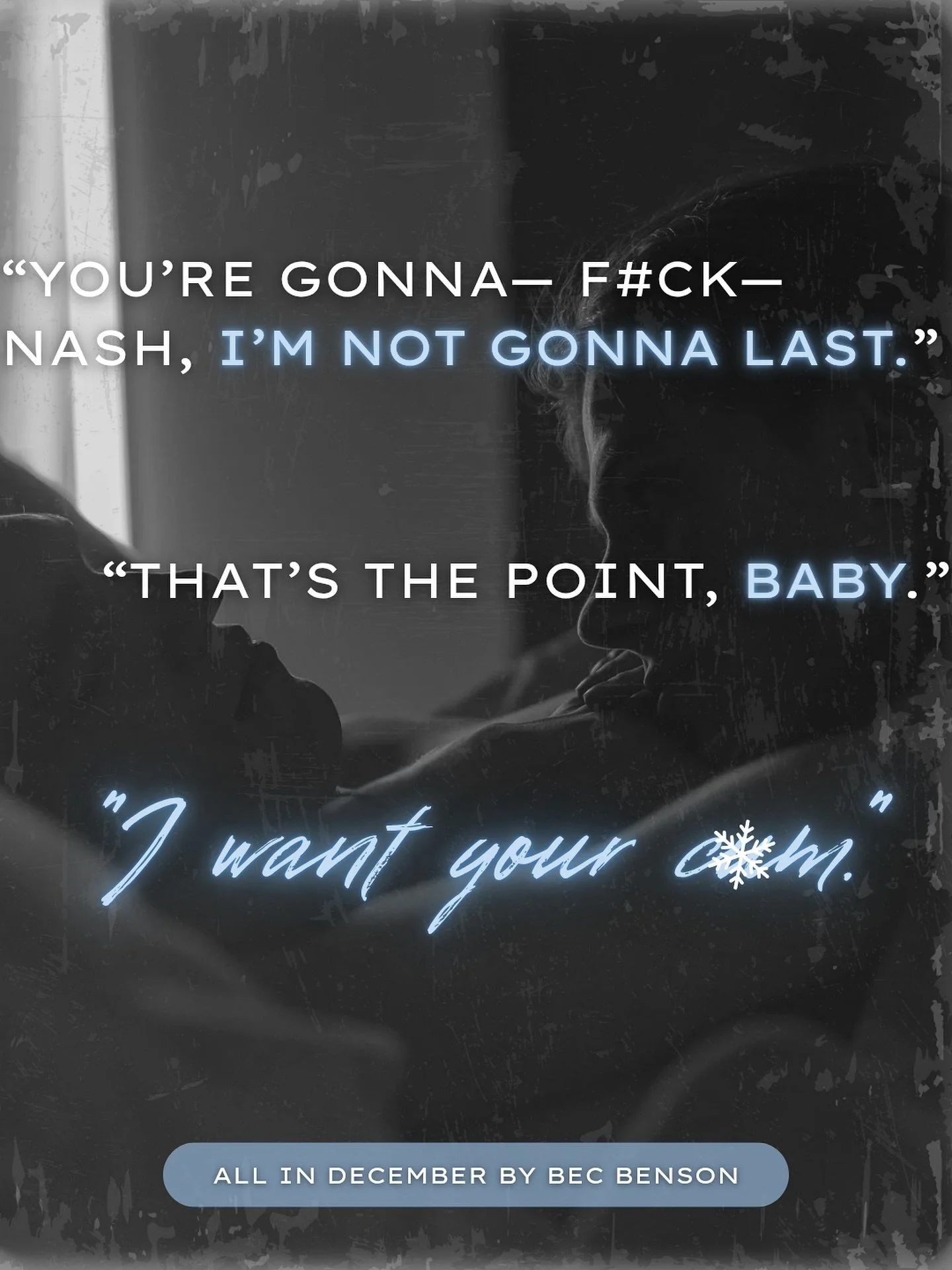 Last spicy quote I shared got me 10 new ARC sign ups sooooo&hellip; here&rsquo;s another 🥵 (&amp; the links you need are below!) 

ARCS GO OUT OCTOBER 21st

If you&rsquo;re not into Christmas that early, you can pre-order: https://books2read.com/u/b