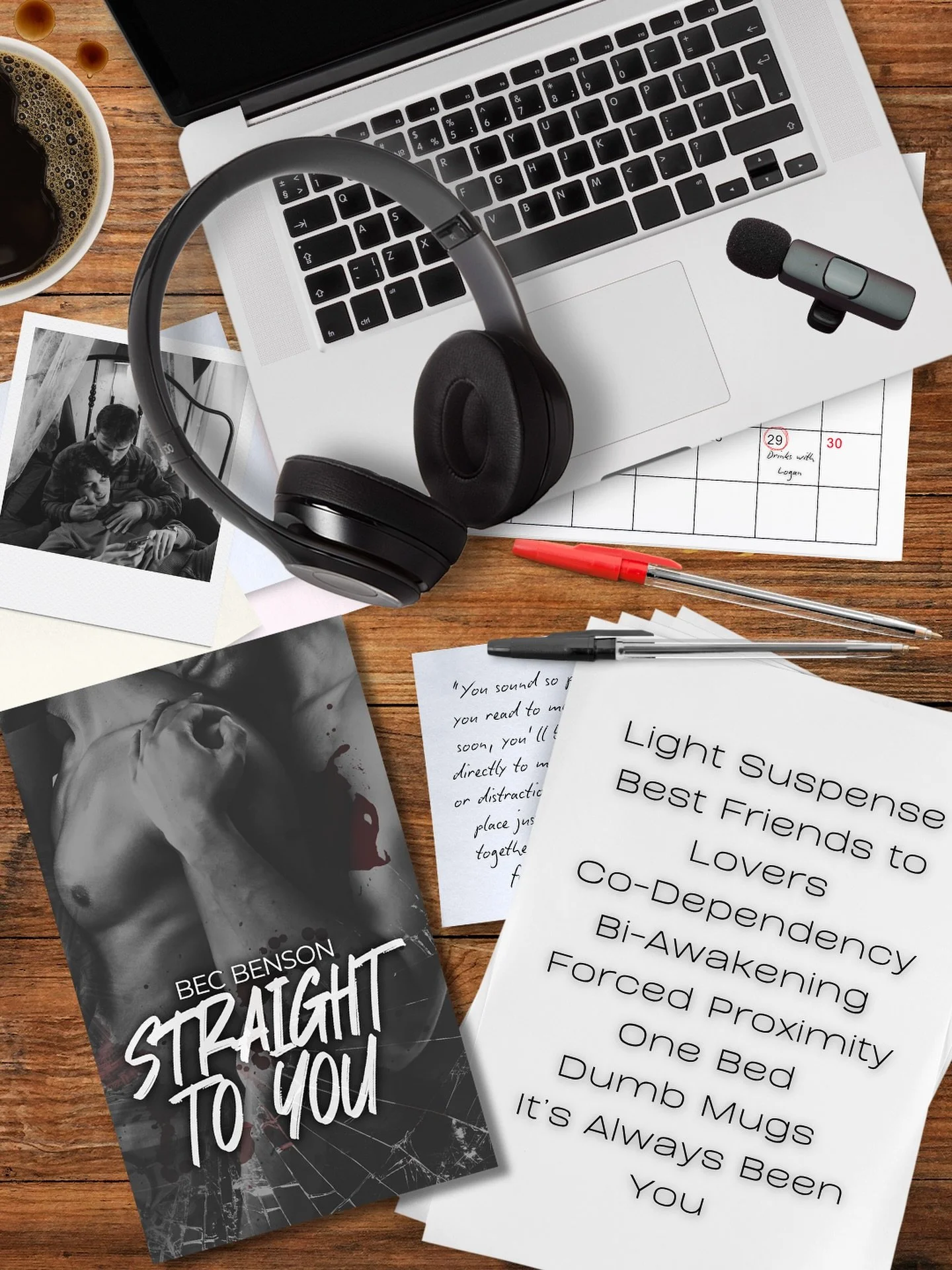 Looking for something that has light elements of suspense for spooky season? Check out Straight to You!!

At the root of this book it is best friends to lovers with no miscommunication/drama/third act breakup between the MCs. All the suspense comes f