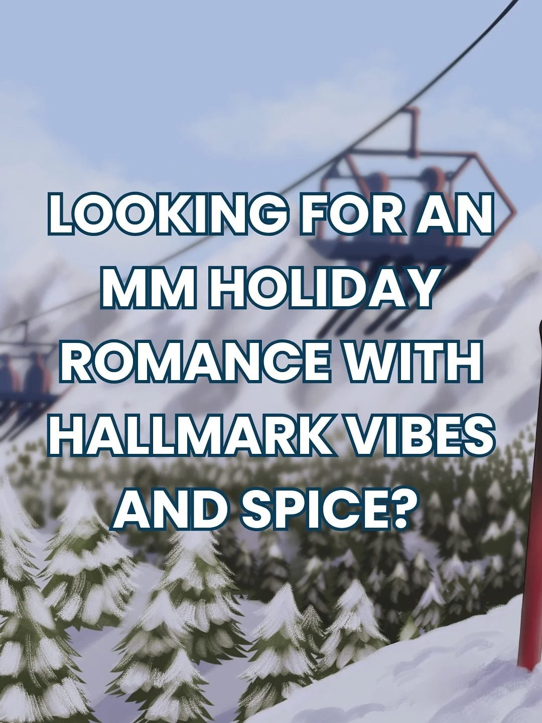 It&rsquo;s dark as fuck outside now and if you need a little low angst pick me up with feel good hallmarky meets spicy vibes, add All in December to your TBR. ❄️

❄️ single dads x2
🎿 Christmas + winter vibes 
❄️ only one bed / snowed in
🎿 older MMC