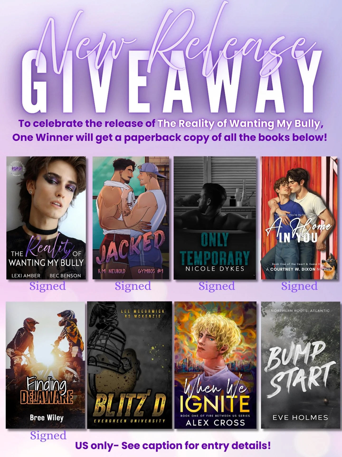 The Reality of Wanting My Bully is now live and we&rsquo;re celebrating with a paperback giveaway!🎉

We&rsquo;ve been so, so excited about this release, and we&rsquo;re thrilled that so many of our favorite authors have teamed up with us for this am