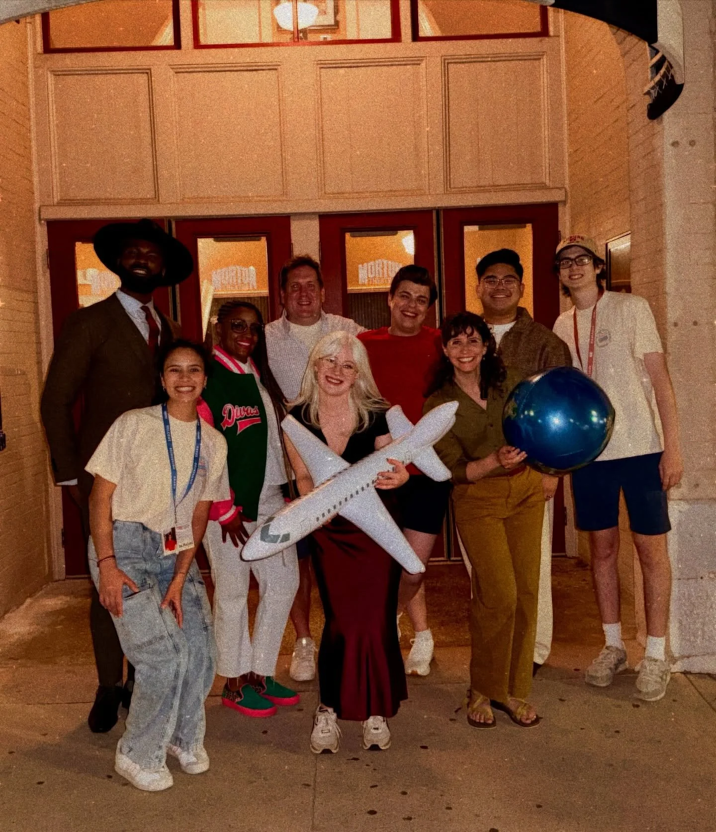 Moments after boarding. 
Now departing: TEDxUGA. 

[Left to right: Dr. Reuben (presenter), Isa (curation co-lead), Chanda (presenter), Dr. Easley (presenter), Dr. Sterling (presenter), me, Nic (presenter), and Peyton (curation co-lead)]