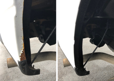 Repair of a corroding car door.
