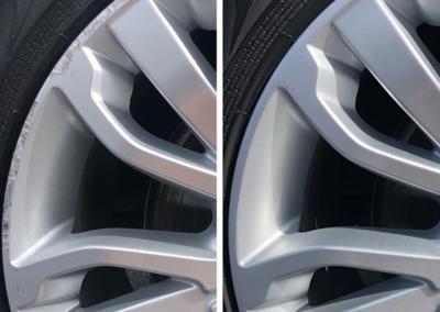 Curb rash repair.